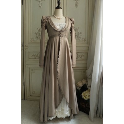 Faeries Daffodil Candle Cover Open Front Overdress Jacket(Reservation/3 Colours/Full Payment Without Shipping)